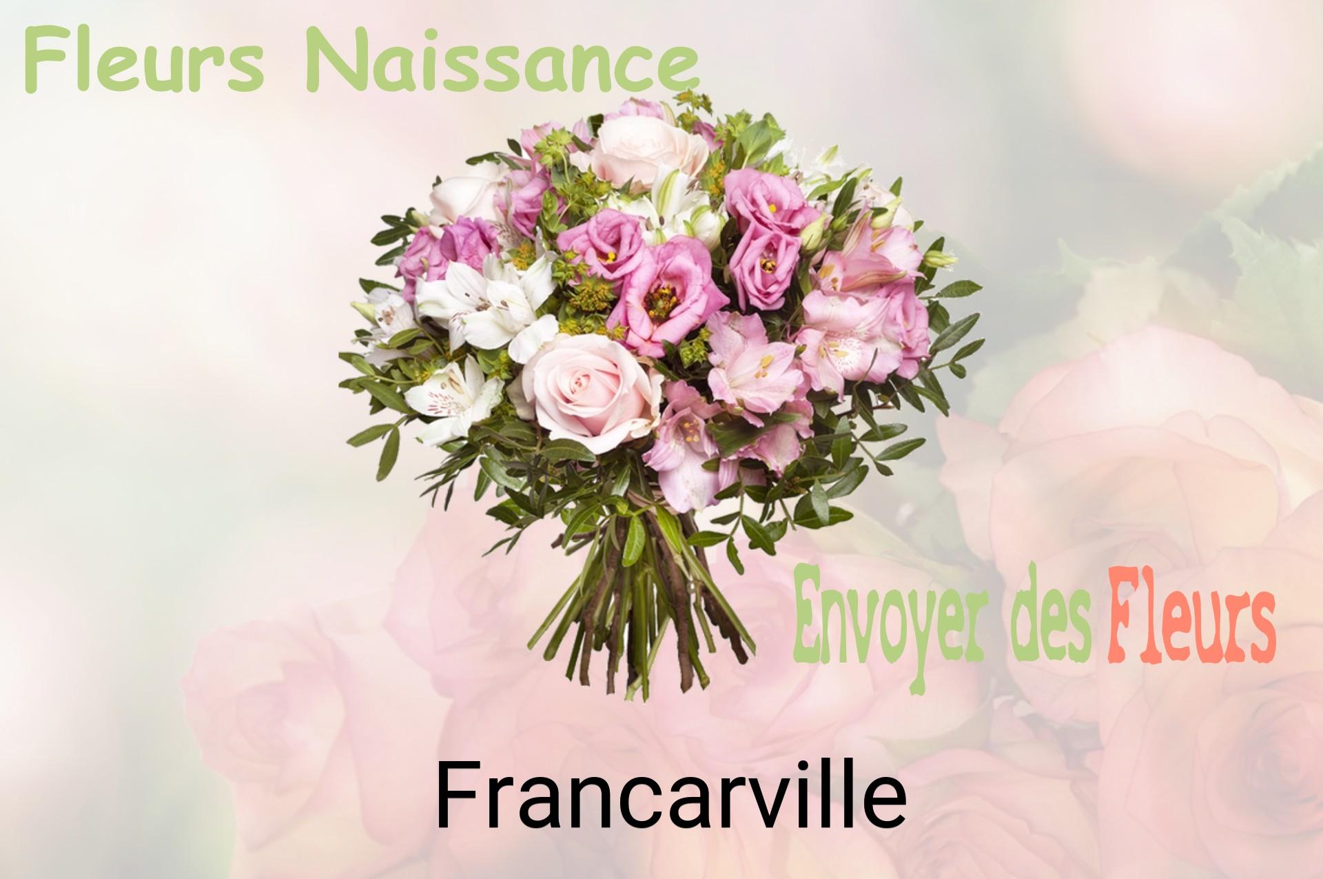 Bouquet de fleurs de naissance livré à Francarville